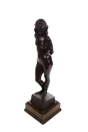 Guy Charles Revol Nude Female Bronze Sculpture
