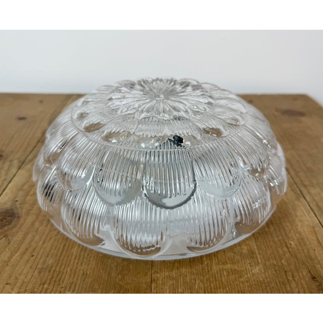 Industrial Vintage Glass Wall Light, 1970s For Sale - Image 3 of 17