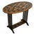 Vintage English Painted Side Table with Fish Découpage For Sale - Image 10 of 10