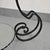 1950s Vintage Side Table in Black Metal and Frosted Glass, 1950s For Sale - Image 5 of 11