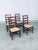 Rustic Ladder Back Oak and Rush Dining Chairs, 1960s, Set of 4 For Sale - Image 18 of 18