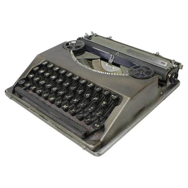 Typewriter from Paillard, Switzerland, 1915 For Sale - Image 10 of 10