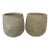 Pair of Monumental Crucible Planters - Atelier Vierkant Style Egg Pot For Sale