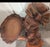 Italian Carved Wood Girl With Tray on Plinth 1960's For Sale - Image 4 of 7