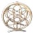 Vintage Bamboo/Rattan Round Wine Holder For Sale
