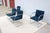 Gordon International Ludwig Mies Van Der Rohe Brno Tubular Chairs in Royal Blue Fabric by Gordon - Set of 4 For Sale - Image 4 of 18