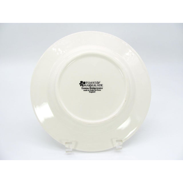 Contemporary 2014 2015 Emma Bridgewater Black Toast & Marmalade Salad Dessert Plates - Set of 10 For Sale - Image 3 of 4