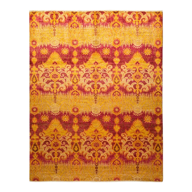 Modern Collection Hand-Knotted Area Rug - 8' 1" X 10' 2" For Sale