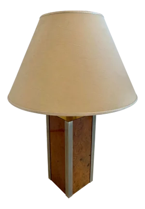 1970s Tommaso Barbi Brass Table Lamp, Italy