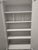 Wood 1940s White Wooden Vintage Cabinet For Sale - Image 7 of 10