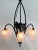 Metal Art Nouveau Chandelier from Muller Frères Luneville, 1900s For Sale - Image 7 of 11
