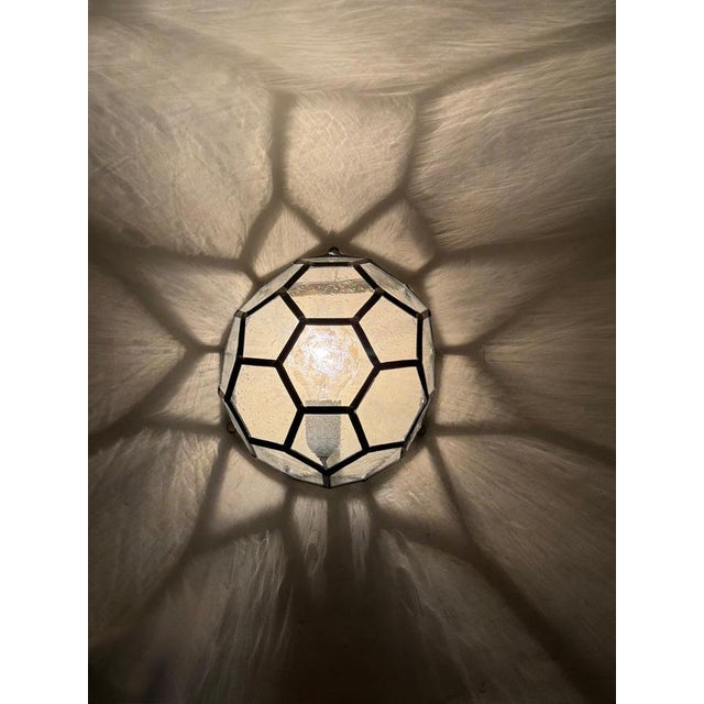 Honeycomb Wall Lamps in the style of Adolf Loos, 1950s, Set of 2 For Sale - Image 12 of 14