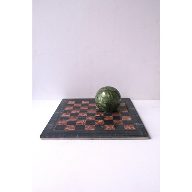 Mid-Century Modern Marble Chess Board For Sale - Image 3 of 8
