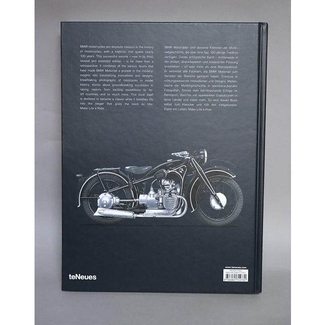 Black BMW Motorrad “Make Life a Ride” Oversized Motorcycle Coffee Table Book, 2020 For Sale - Image 8 of 8