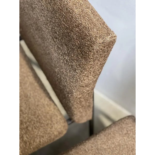 Metal Chairs in Fabric, 1960s, Set of 4 For Sale - Image 7 of 17