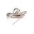 Contemporary 1990s Mikimoto Estate Akoya Pearl Brooch Pin Sterling Silver 6mm 4.89 gr For Sale - Image 3 of 7