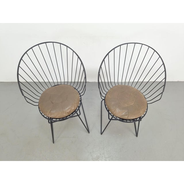 Wire Chair by Cees Braakman for Pastoe, 1950s, Set of 2 For Sale - Image 14 of 16