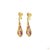 Early 21st Century 4.78 Carat Round Brilliant Cut Diamond Ruby Gold Earrings, Pair For Sale - Image 5 of 9
