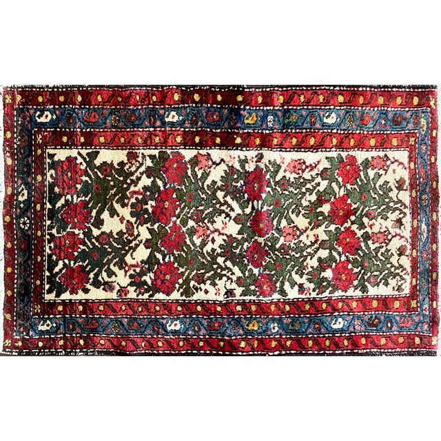 Antique Persian Bakhtiari Rug Size: 2'7" X 4'0" For Sale In Chicago - Image 6 of 9