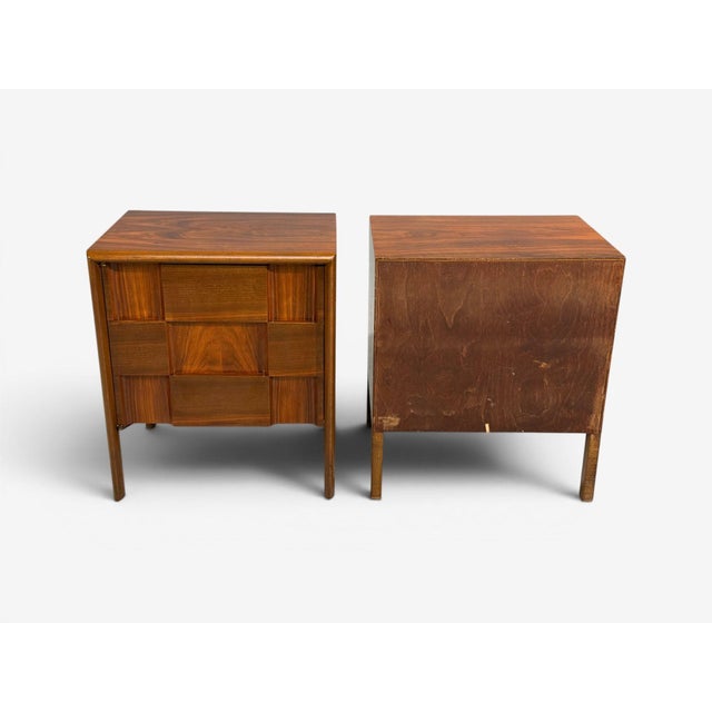 Edmond J. Spence, Sculptural Nightstands, Walnut, Sweden, 1950s For Sale - Image 14 of 14