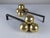 Jacques Adnet Bronze and Wrought Iron Andirons by Jacques Adnet, 1930s, Set of 2 For Sale - Image 4 of 10