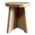 Galerie Elm Wood Side Table For Sale