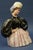 20th Century Ceramic Commoner Lady in Folk Costume from Sbordoni Rome, Italy For Sale - Image 3 of 18