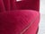 Danish Relax Armchair in Red Velour with Ash Legs, 1960s For Sale - Image 4 of 18