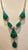 Emerald 115 Ct Natural Carved Drop Emerald & 4 Ct Diamond Necklace 18 Kt Gold Necklace For Sale - Image 8 of 8