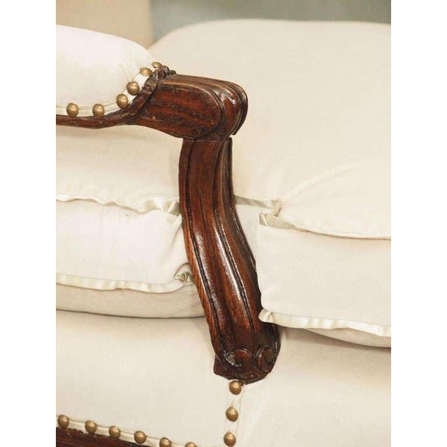 White 18th Century Regence Walnut Armchair For Sale - Image 8 of 8