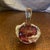 Mid-Century Modern Studio Art Glass Perfume Bottle - Cranberry Core Signed by Artist Loretta Eby For Sale - Image 3 of 10