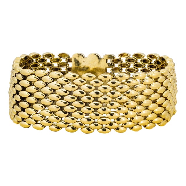 Late 20th Century Italian 18k Bracelet For Sale