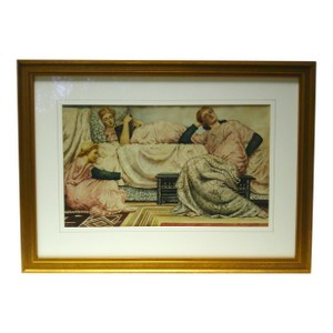 "June" 1927, Original Watercolor Painting