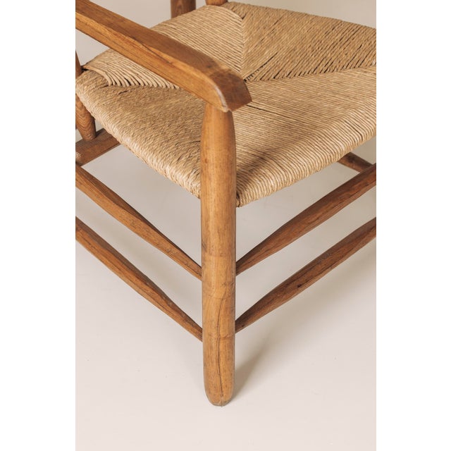 Set of Vintage Chamrousse Armchairs by Charlotte Perriand for Steph Simon, 1940s For Sale - Image 15 of 18