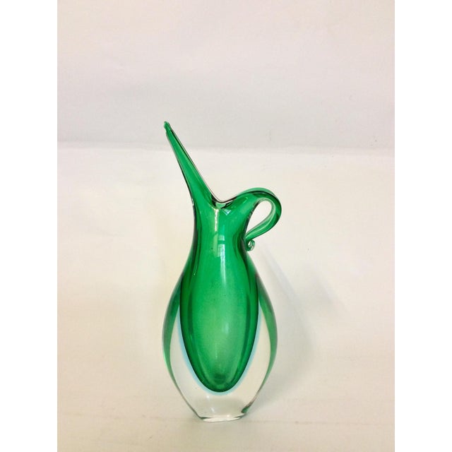 Sommerso Glass Vase by Flavio Poli for Seguso Vetri Darte, 1960s, in Flawless conditions. Designed 1960 to 1969 This piece...