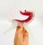 Vintage White and Red Murano Glass Fox Figurine attributed to Murano for Maestri di Murano, 1950s For Sale - Image 6 of 10