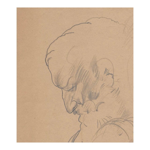 1930s Paul Travis Portrait of an Bearded Man For Sale