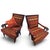 Experience the Height of Regal Comfort With This Exquisite Pair of Rare Vintage Statement Mahogany Armchairs. For Sale - Image 9 of 12