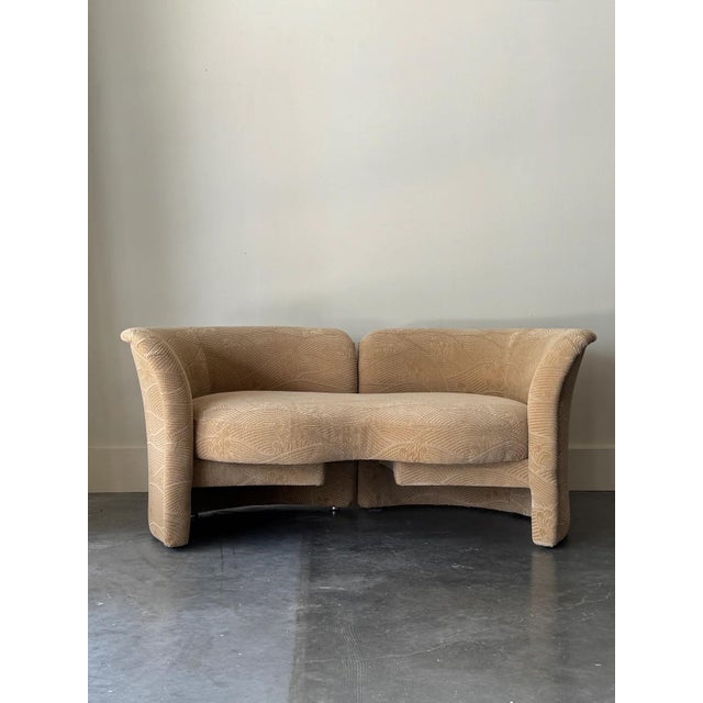 Art Deco 1980s Attributed to Tête-À-Tête by Ransom Culler for Thayer Coggin For Sale - Image 3 of 8