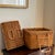 Mid-20th Century Vintage Natural Woven Wicker Utility Basket For Sale - Image 12 of 12