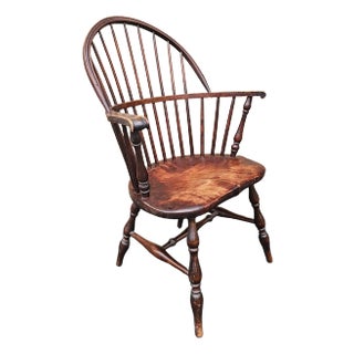 Early 20th Century Nichols and Stone Attributed Barrel Back Windsor Armchair For Sale