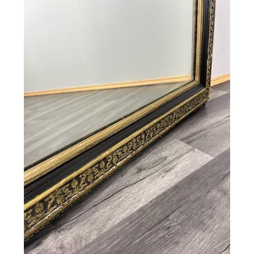 Vintage French Style Carved Wall Mirror with Ornate Frame For Sale - Image 9 of 17