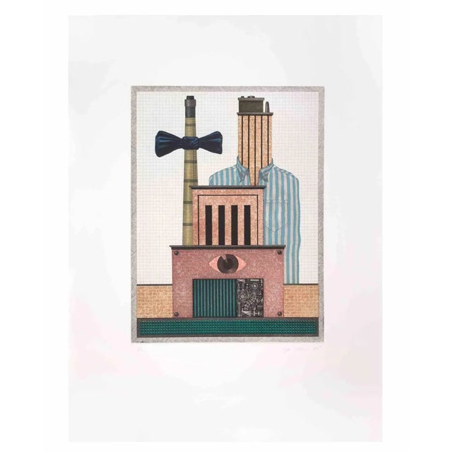 Brauerei is a contemporary artwork realized by the artist Fifo Stricker in 1985. Mixed colored aquatint and etching. Hand...