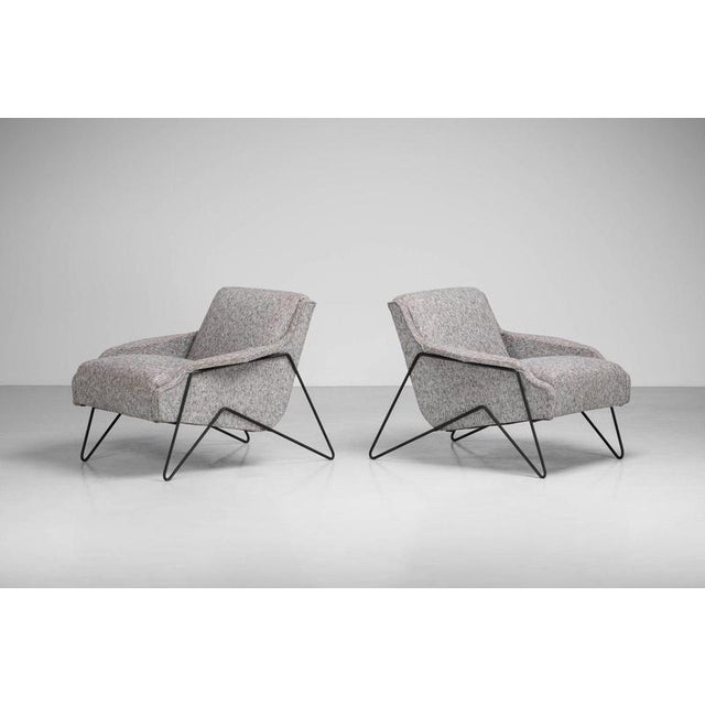 Low Lounge Chairs by Ernesto Hauner for Forma Moveis, Brazil, 1950s, Set of 2 For Sale - Image 6 of 18