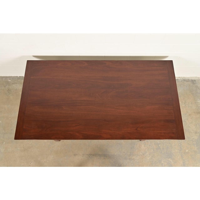 Ralph Lauren English Provincial Carved Walnut Harvest Farmhouse Dining Table For Sale In South Bend - Image 6 of 12