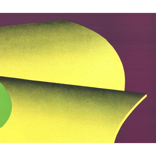 1972 Faith Brusca Untitled Signed Serigraph For Sale - Image 4 of 5