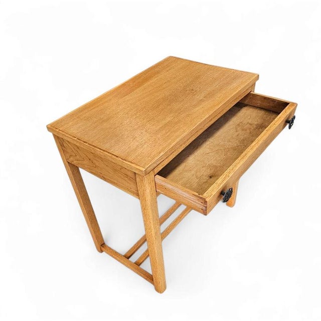 Oak Side Table, 1970s For Sale - Image 12 of 15