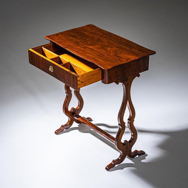 Mid 19th Century Biedermeier Sewing Table, 1840 For Sale - Image 5 of 7