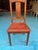 Art Deco Chairs in Carved Walnut with Studded Leather Seats, 1920s, Set of 5 For Sale - Image 10 of 11