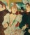 1950s After Toulouse-Lautrec "La Goulue Entering the Moulin Rouge" Vintage Full Color Impressionist Print For Sale